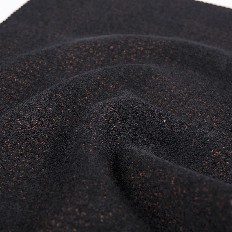 Polyesteripuuvillaruudullinen neulottu chenille jacquard-talvikankaat vaatteille AT2062A-1/2/3/4/5/6