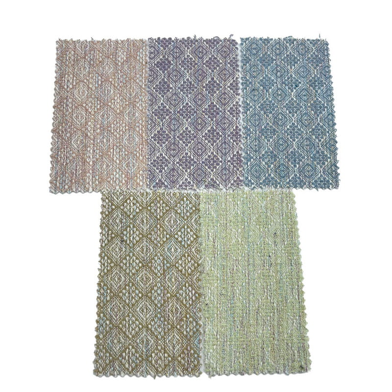 Kohokuvioidut jacquard-villaverhot Tweed-kankaat mekoihin 3768