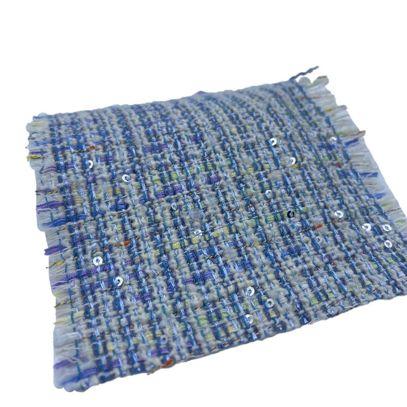 Villa polyesteri metallinen paljetteja Tweed kankaat Naisten Mekkotakit ZZH24018